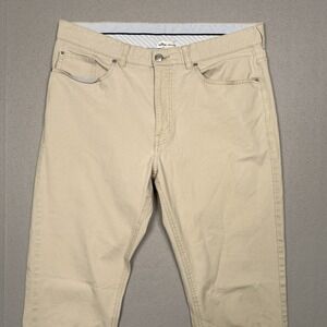 Peter Millar Pants Mens 36x32 Soft Touch Twill 5 Pockets Golf Performance Chino